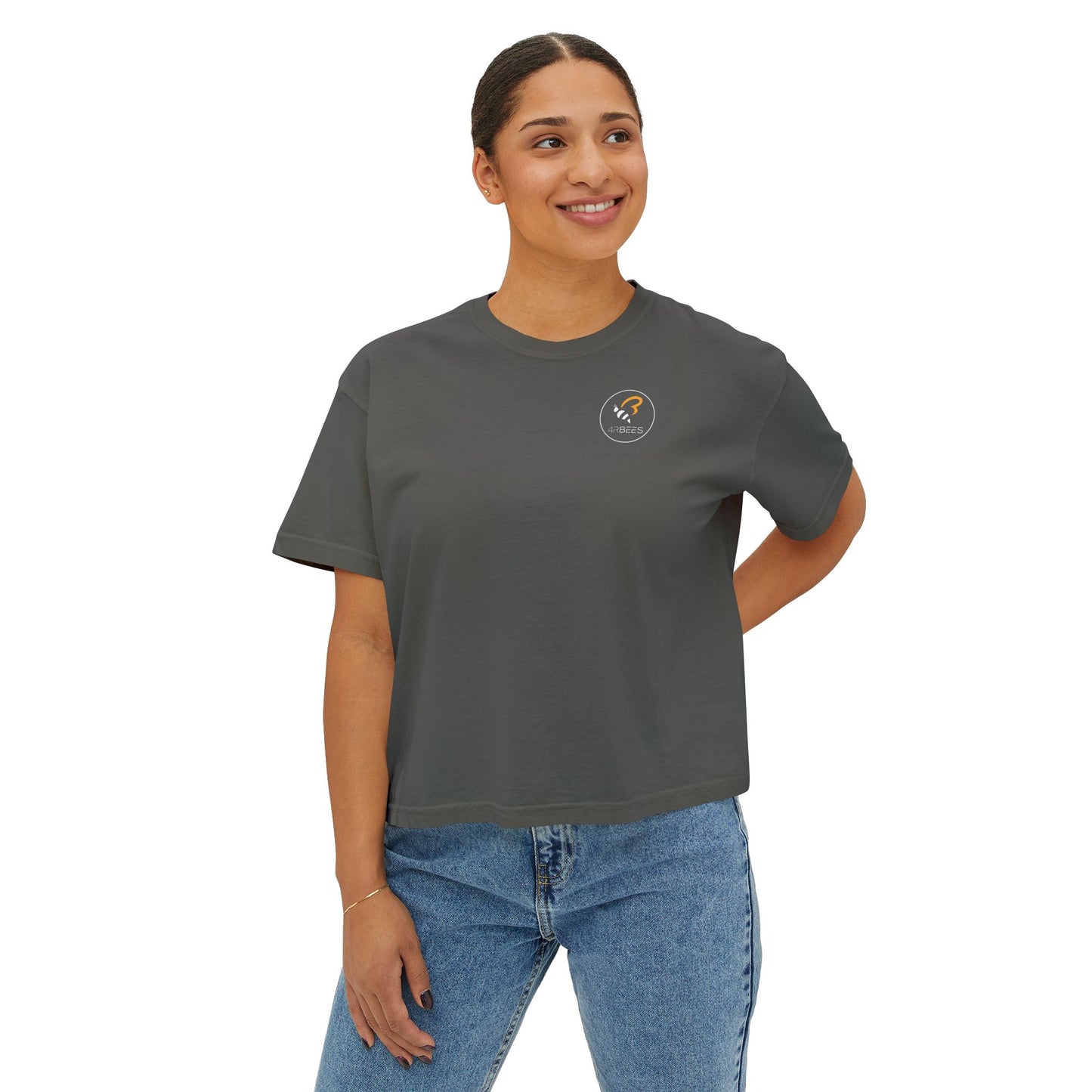 4RBees Logo Women's Boxy Tee - 4RBees