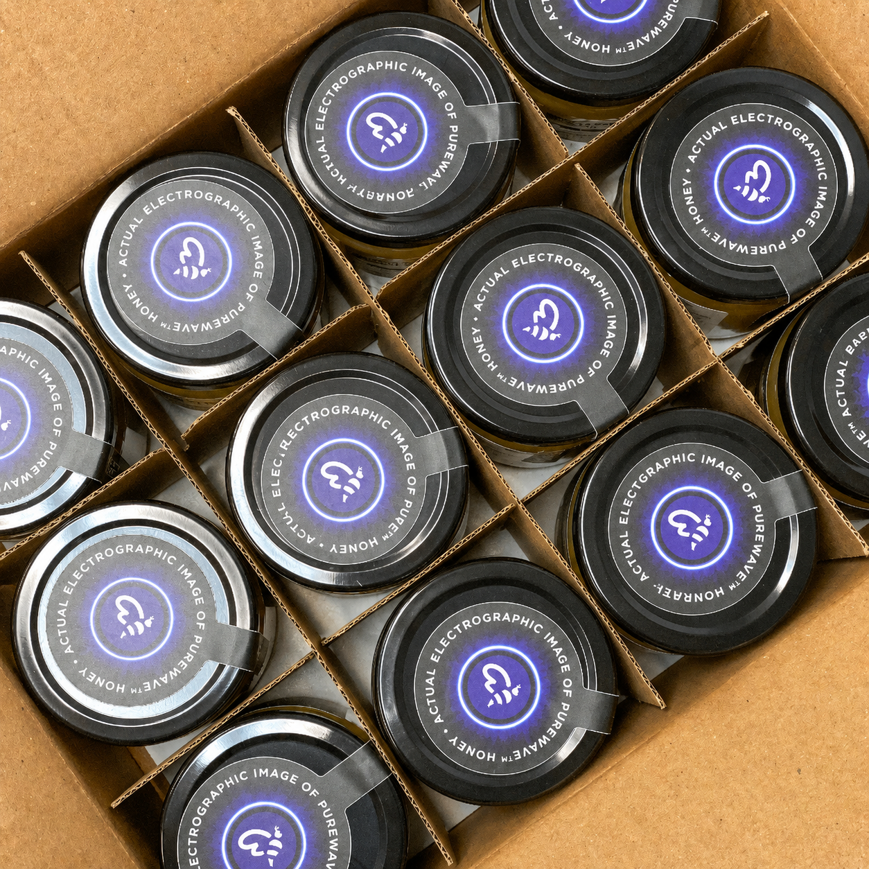 PureWave® Raw Energized Honey – 12 Pack Case