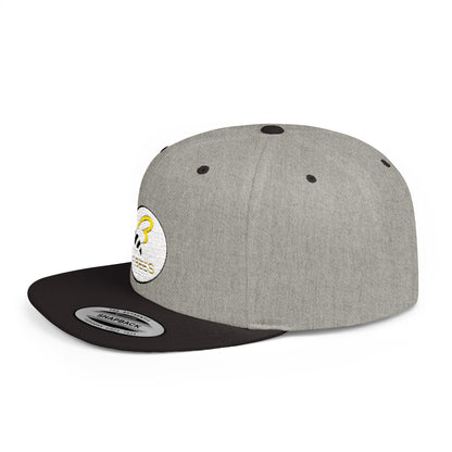 4RBees Logo Flat Bill Snapback - 4RBees