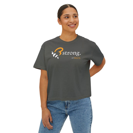 4RBEES STRONG Women's Boxy Tee