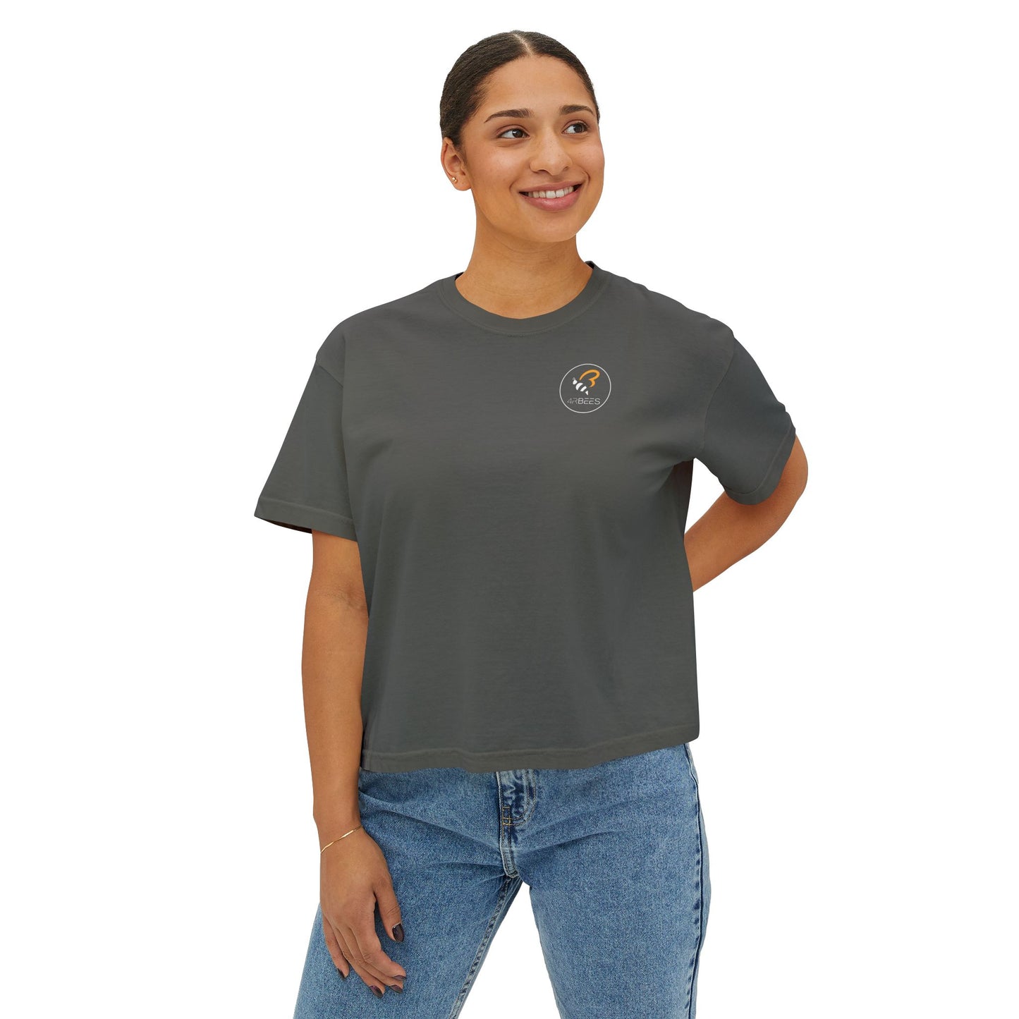 4RBees Logo Women's Boxy Tee